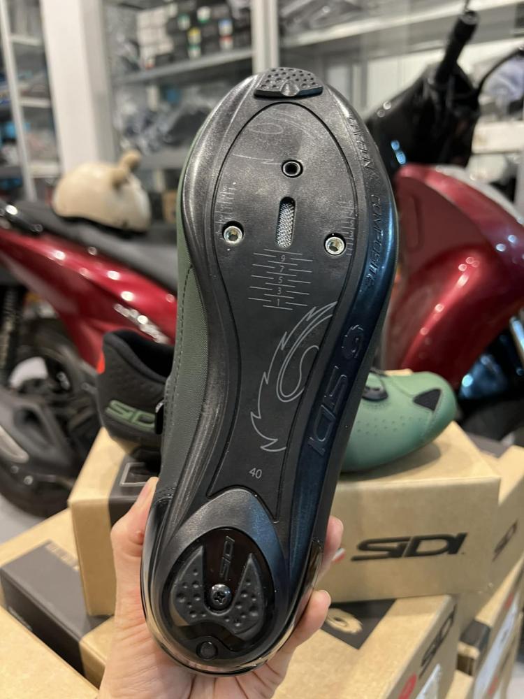 Giày Road Sidi Genius 10 Carbon (Green Black)