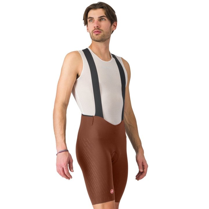 Quần yếm nam Castelli FREE AERO RACE S BIBSHORT (DEEP MOCHA )